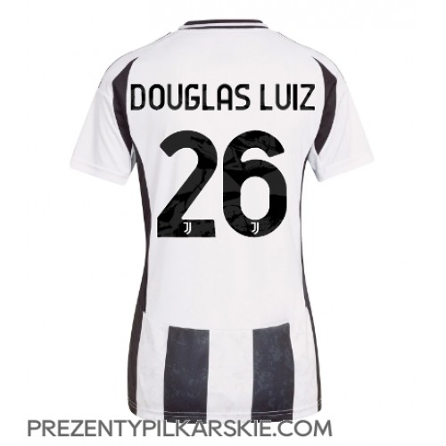Stroje piłkarskie Juventus Douglas Luiz #26 Koszulka Podstawowej dla damskie 2024-25 Krótki Rękaw